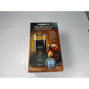 Presto Dorothy Rapid Cold Brewer Coffee Maker 02937 Open Box
